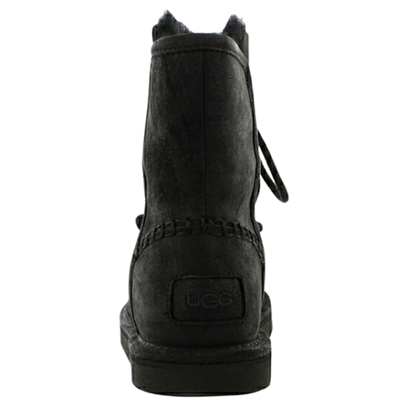 UGG - Lodge Water Resistant Genuine Suede / Leather Ankle Booties Size 7 - Picture 3 of 14